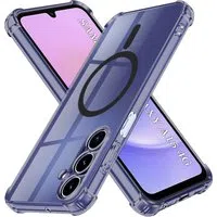 Custodia MagSafe per Samsung Galaxy A15 5G A156 / A15 A155, Techsuit, Shockproof Clear, Fumè — 3