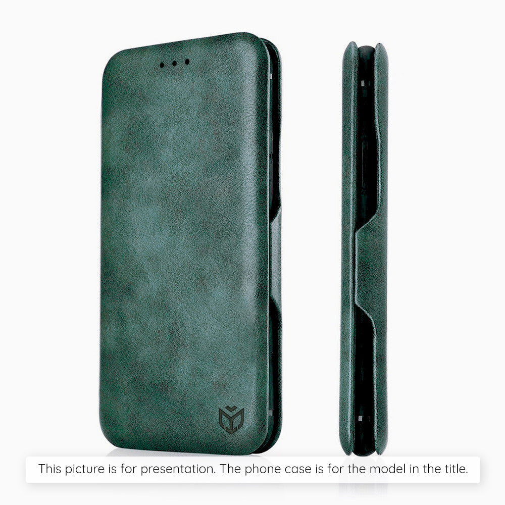 Techsuit Custodia per Samsung Galaxy S25 FE, Techsuit, Safe Wallet Plus, Verde