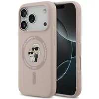 Custodia MagSafe per Apple iPhone 17 Pro, Karl Lagerfeld, Ring Karl & Choupette, Rosa — 3