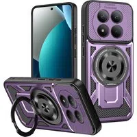Custodia per Xiaomi Redmi Note 15 Pro 4G, Techsuit, RuggedCam, Viola — 3