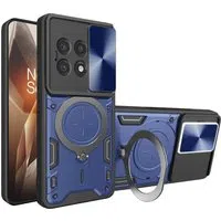 Custodia per OnePlus 13R, Techsuit, CamGuard Pro, Blu — 3