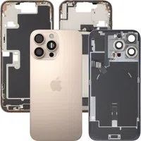 Copertura Batteria Apple iPhone 16 Pro Max, Con Scocca Centrale, Parti Complete, Oro (Desert Titanium), Swap Premium — 3