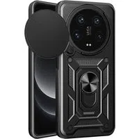 Custodia per Xiaomi 14 Ultra, Techsuit, CamShield, Nera — 3