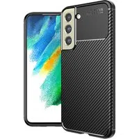 Custodia per Samsung Galaxy S21 FE 5G G990, Techsuit, CarbonFiber, Nera — 3