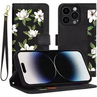 Custodia per Apple iPhone 14 Pro, Techsuit, FlipCraft, Nera — 3