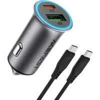 Caricabatterie Auto con Cavo USB-C Acefast B16, 95W, 3.25A, 1 x USB-A - 1 x USB-C, Grigio — 3