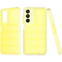 Custodia per Samsung Galaxy A25 A256, Techsuit, Wave Shield, Gialla — 3