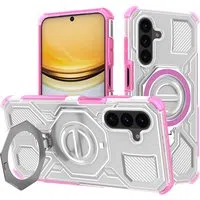 Custodia per Samsung Galaxy A37 5G, Techsuit, Carbon Shield Pro, Rosa — 3