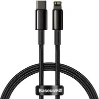 Cavo dati e ricarica USB-C - Lightning Baseus Tungsten Tungsten Gold, 20W, 1m, nero CATLWJ-01 CATLWJ-01 — 3