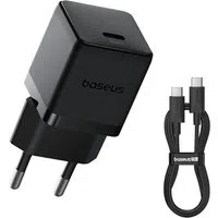 Caricabatterie da rete con cavo USB-C Baseus Palm, 20W, 3A, 1 x USB-C, Nero P10111602113-01 — 3