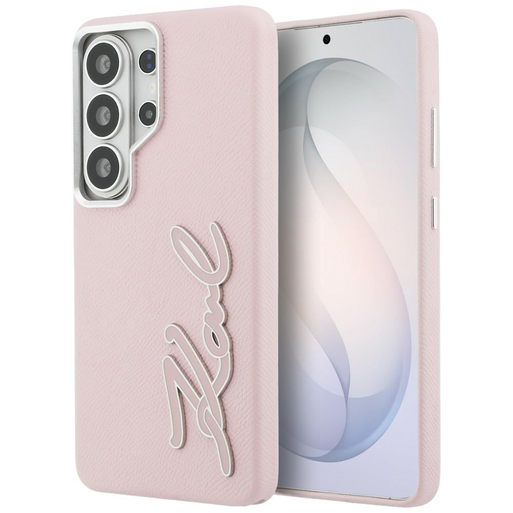 Karl Lagerfeld Custodia per Samsung Galaxy S26 Ultra S948, Karl Lagerfeld, Signature Resin Logo, Rosa