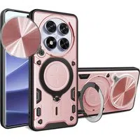 Custodia per Xiaomi Poco X7 / Note 14 Pro 5G, Techsuit, CamGuard Pro, Rosa Dorato — 3