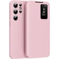 Custodia per Samsung Galaxy S24 Ultra S928, Techsuit, SmartView, Rosa — 3