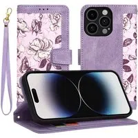 Custodia per Apple iPhone 14 Pro, Techsuit, FlipCraft, Viola — 3