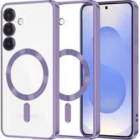 Custodia MagSafe per Samsung Galaxy S25 S931, Techsuit, Luxury Crystal, Viola Chiaro — 3