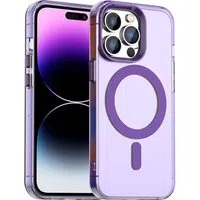 Custodia MagSafe per Apple iPhone 14 Pro Max, Techsuit, CandyCase, Viola — 3