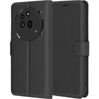 Custodia per Nothing Phone (3a) Pro, Techsuit, Leather Folio, Nera — 3