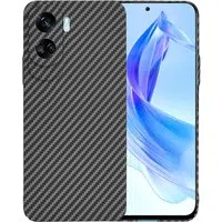 Custodia per Honor 90 Lite, Techsuit, Carbonite FiberShell, Nera — 3