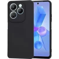 Custodia per Infinix Hot 40 / Hot 40 Pro, Techsuit, SoftFlex, Nera — 3