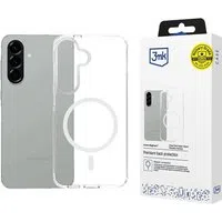 Custodia MagSafe per Samsung Galaxy A57 5G, 3MK, Armor MagCase, Trasparente — 3