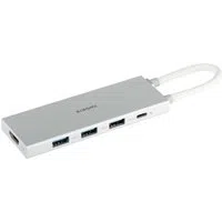 Hub USB-C Xiaomi, 3 x USB-A 3.0 - 1 x USB-C - 1 x HDMI, Bianco BHR8804GL — 3