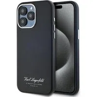 Custodia per Apple iPhone 15 Pro, Karl Lagerfeld, Grained Hotel RSG, Nera — 3