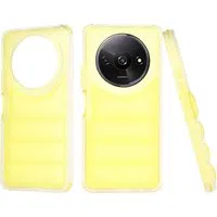 Custodia per Xiaomi Redmi A3x / A3, Techsuit, Wave Shield, Gialla — 3