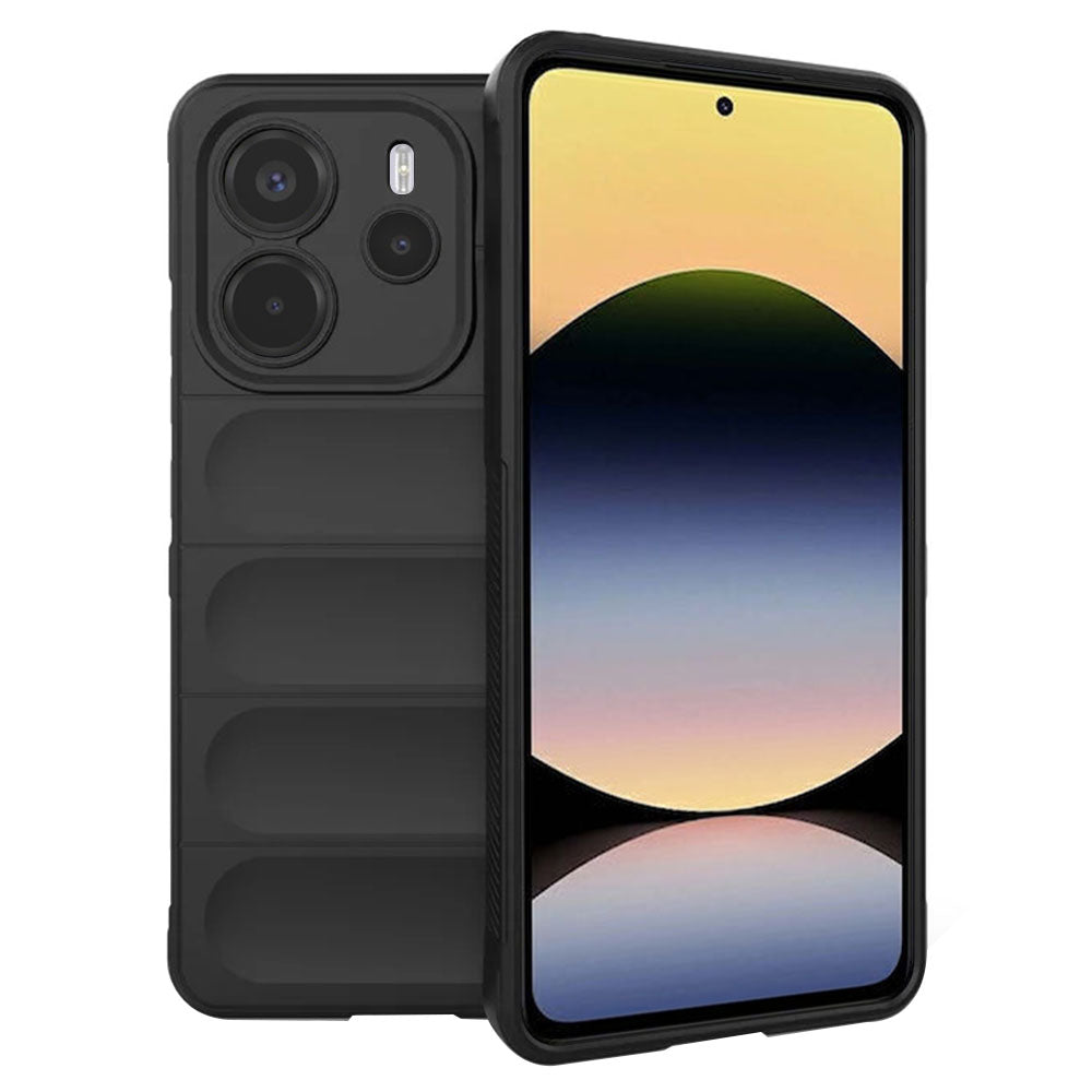 Custodia per Xiaomi Redmi Note 14 4G (Regionale), Techsuit, Magic Shield, Nera
