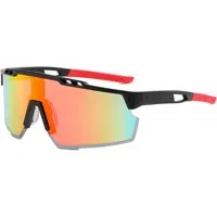 Occhiali da Ciclismo Unisex Techsuit 9963, Neri Arancioni — 3