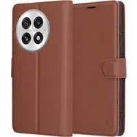 Custodia per OnePlus 13, Techsuit, Leather Folio, Marrone — 3