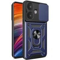Custodia per Xiaomi Redmi 13C 5G, Techsuit, CamShield, Blu — 3