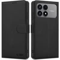 Custodia per Xiaomi Poco F8 Pro, Tech-Protect, Wallet, Nera — 3