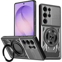 Custodia per Samsung Galaxy S26 Ultra S948, Techsuit, RuggedCam, Grigio — 3