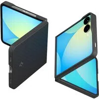 Custodia per Samsung Galaxy Z Flip7 F766, Spigen, Air Skin, Nera ACS09564 — 3