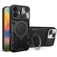 Custodia per Apple iPhone 17, Techsuit, CamGuard Pro, Nera — 3