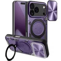 Custodia per Apple iPhone 17 Pro, Techsuit, CamGuard Pro, Viola — 3