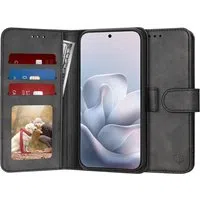 Custodia per Motorola Edge 70 Fusion, Techsuit, Diary Book, Nera — 3