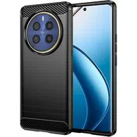 Custodia per Realme 12 Pro / 12 Pro+, Techsuit, Carbonio, Nera — 3