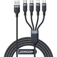 Cavo di Ricarica USB-A - Lightning / microUSB / 2 x USB-C Joyroom S-A18 4in1, 20W, 1.2m, Nero — 3