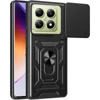 Custodia per Xiaomi 14T, Techsuit, CamShield, Nera — 3