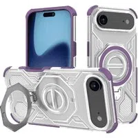 Custodia per Apple iPhone 17 Air, Techsuit, Carbon Shield Pro, Viola — 3