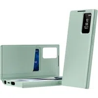 Custodia per Samsung Galaxy S26 Ultra S948, Techsuit, SmartView, Verde — 3
