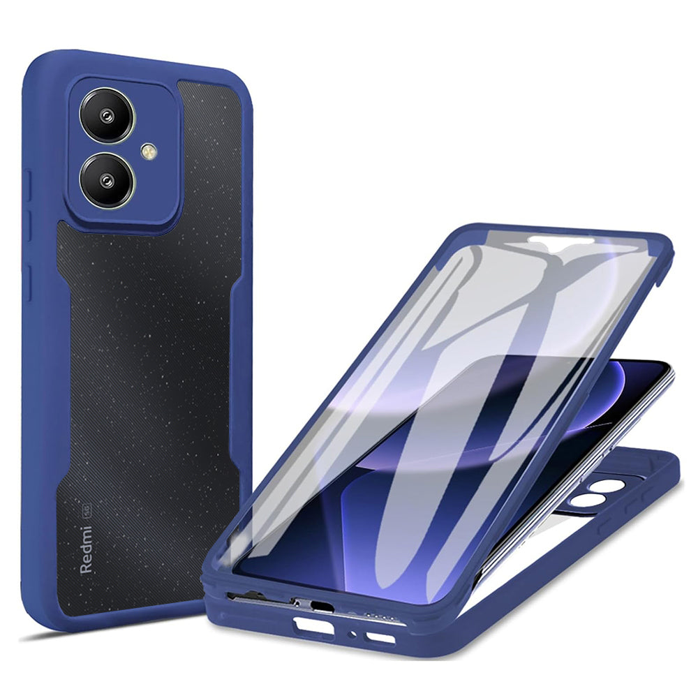 Custodia per Xiaomi Redmi 13C 5G, Techsuit, ColorVerse 360, Blu