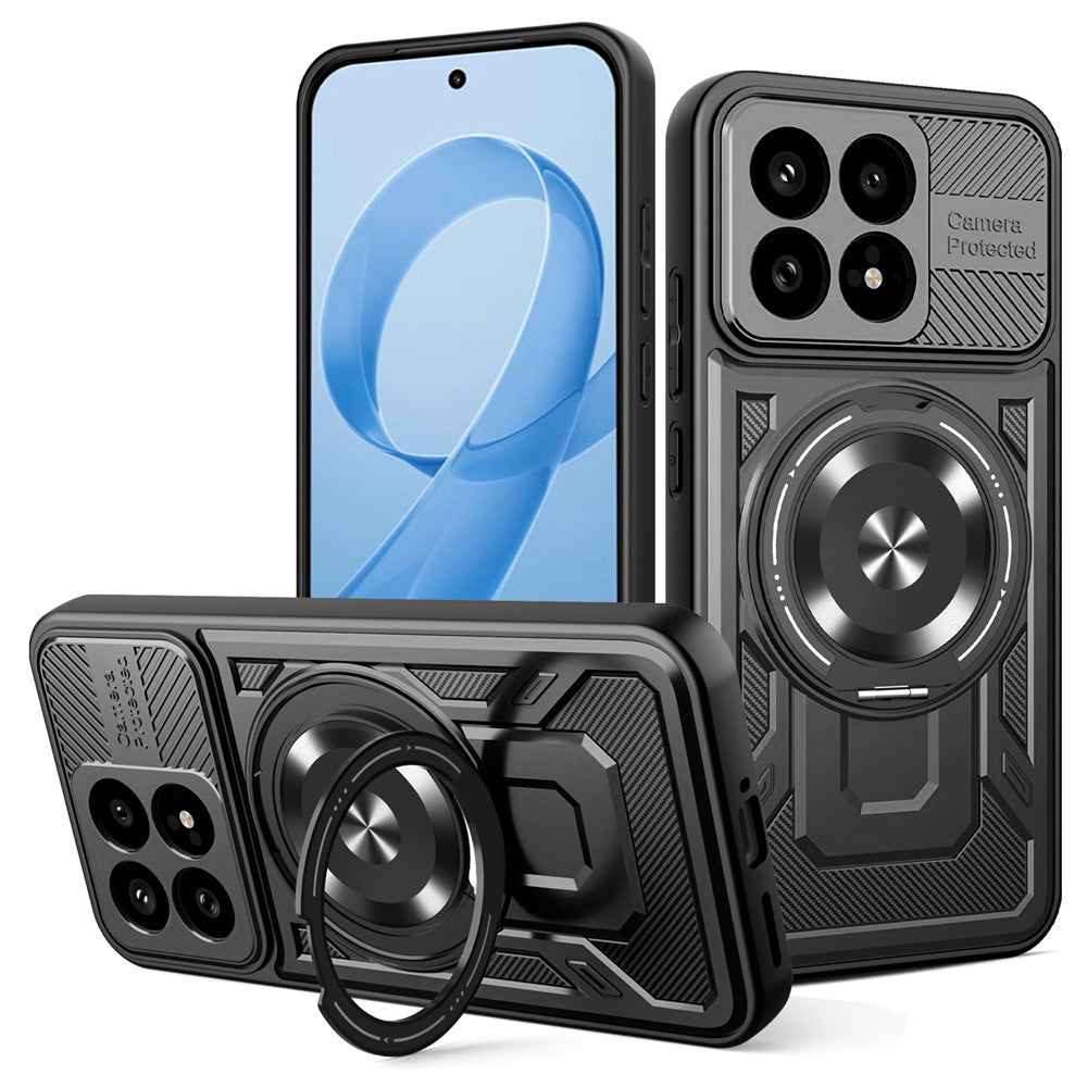 Techsuit Custodia per Xiaomi Poco F8 Pro, Techsuit, RuggedCam, Nera