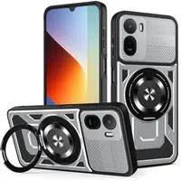 Custodia per Xiaomi Redmi A7 Pro 4G, Techsuit, RuggedCam, Grigio — 3