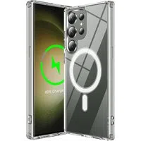 Custodia MagSafe per Samsung Galaxy S23 Ultra S918, Techsuit, Pro, Trasparente — 3