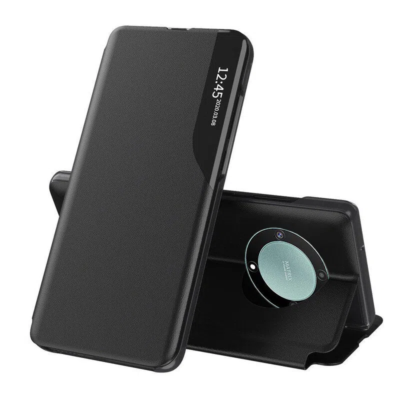 Custodia per Honor Magic5 Lite, Techsuit, eFold, Nera — 2
