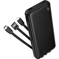 Batteria Esterna Borofone BJ79 Clever, 10000mAh, 10W, 1 x Lightning - 1 x USB-A - 1 x USB-C, Nera — 3