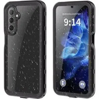 Custodia Waterproof per Samsung Galaxy A16 5G A166 / A16 4G A165, ShellBox, Nera — 3