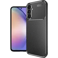 Custodia per Samsung Galaxy A54 A546, Techsuit, CarbonFiber, Nera — 3